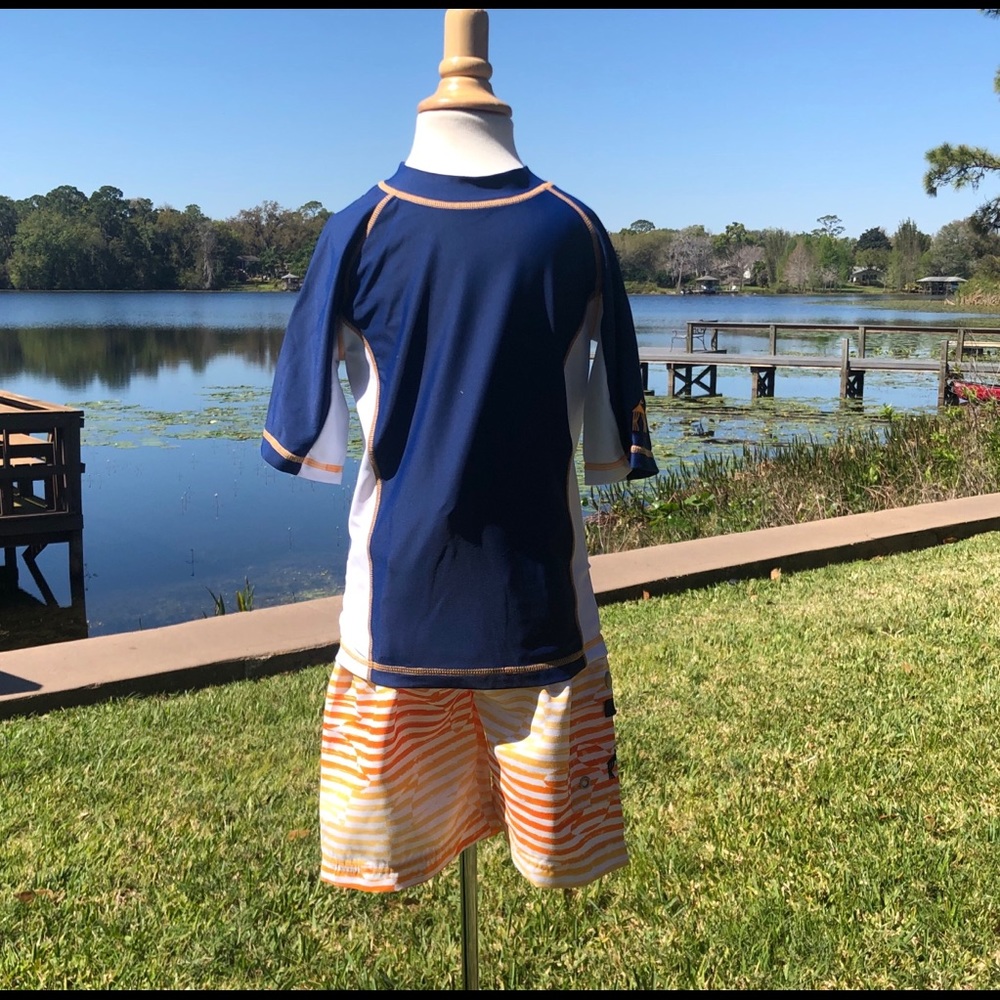 Boys Cabana Life Rash Guard Set